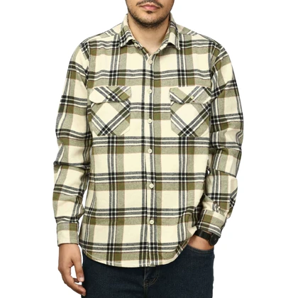 پیراهن آستین بلند پشمی مردانه مدل 6103891