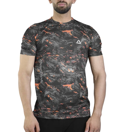 تیشرت ورزشی مردانه ریباک GMS-4B0253 نارنجی