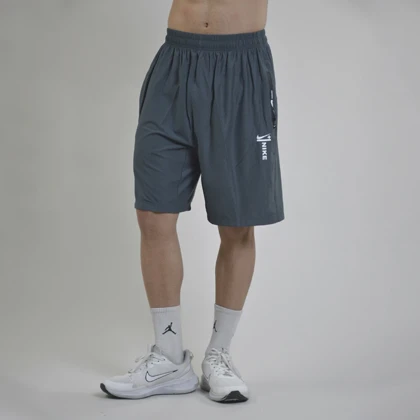 ست تیشرت و شلوارک اسپرت نایک مدل DS-4H0828 طوسی تیره