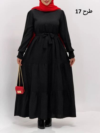 3357-پیراهن بلند پاریس