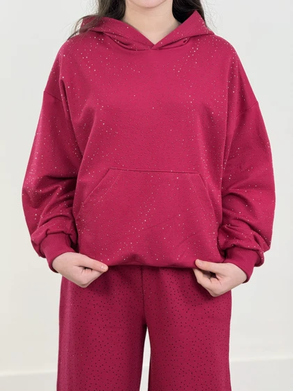 ست هودی و شلوار نگینی