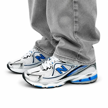 کتانی مردانه مدل نیوبالانس 1064 سفید آبی New Balance1064
