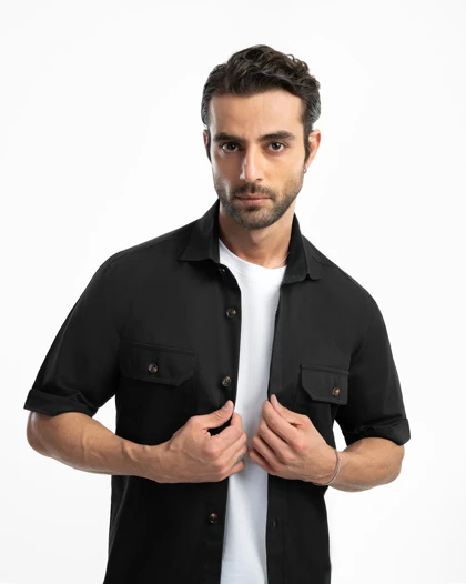 پیراهن مردانه آستین کوتاه کد 1913