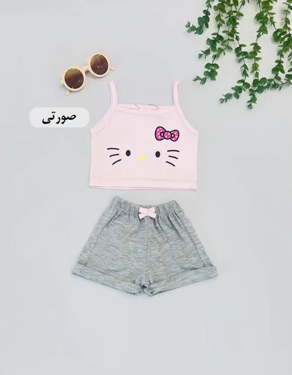 تاپ شورت رنگی دخترونه