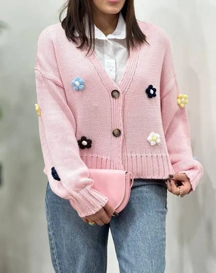 بافت جلو دکمه ترک نازگل