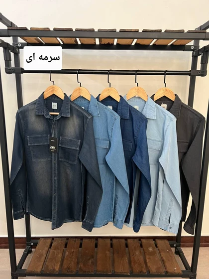 پیراهن جین دوجیب 2580