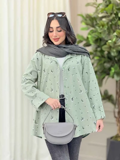 شومیز آستین پاگن طرح قاصدک