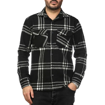 پیراهن پشمی ضخیم مردانه مدل 6203872