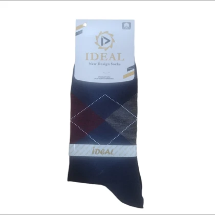 جوراب مردانه ساق‌دار طرح اسکاچ برند ایدآل