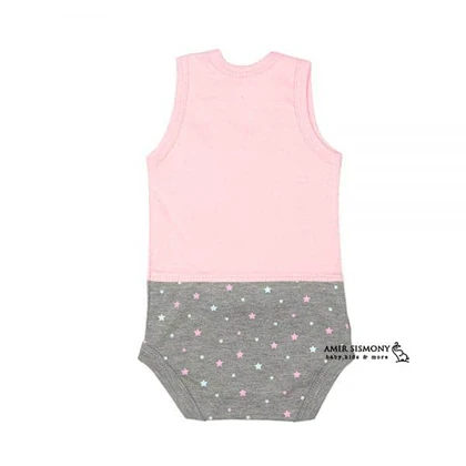 زیردکمه رکابی برگ سبز طرح خرگوش تکه دوزی