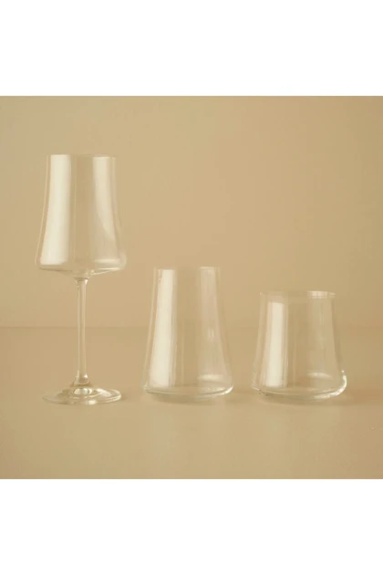 لیوان نوشیدنی Bella Maison مدل Shape Kristal شیشه - طبیعی