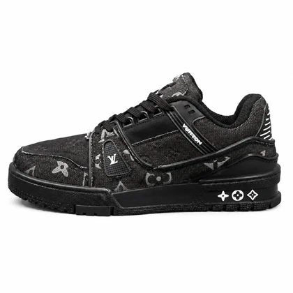 کفش کتانی مردانه مدل ونس لوی ویتون مشکی تمام Vans Louis Vuitton