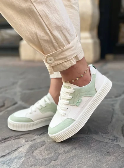 کتانی زنانه ونس زیگزالی فشیون