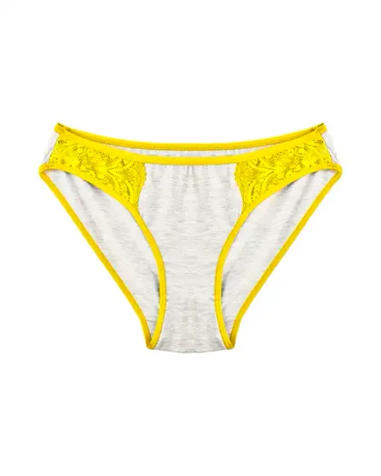 ست شورت و سوتین زنانه ملانژ گیپور ژوبین