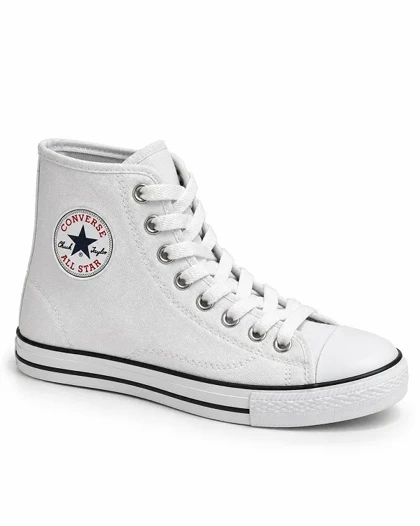 کفش کتانی ال استار ساق‌دار مدل کلاسیک سفید کانورس All Star