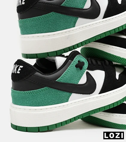 کفش کتانی مردانه مشکی سفید سبز نایک NIKE SB