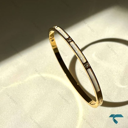 دستبند میناکاری طلاییMinaKari-8500-L