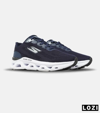کتانی اسکیچرز Glide-Step سرمه ای مردانه و زنانه مدل 9222