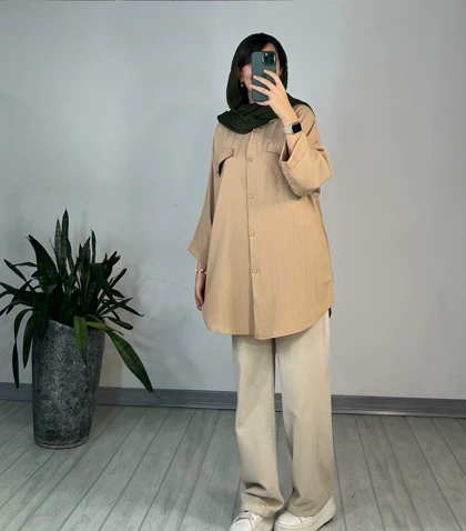 مانتو دکمه دار برکه 6