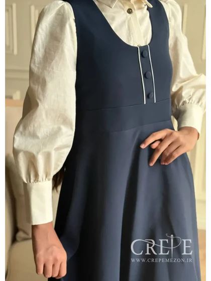 سارافان جلودکمه