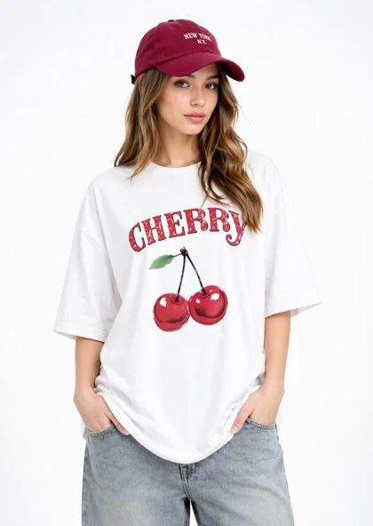 تیشرت طرح cherry کد 295823