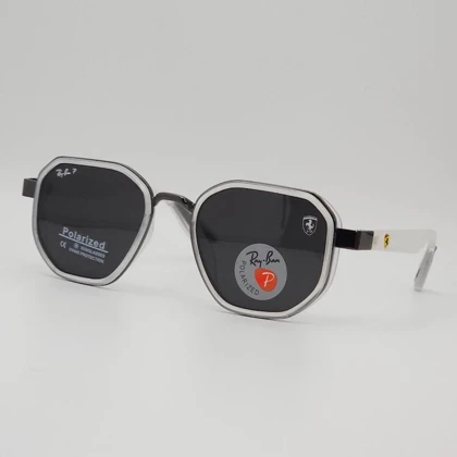عینک آفتابی مردانه و زنانه ریبن فراری Rayban Ferrari 3574 پلاریزه و ضد اشعه UV400