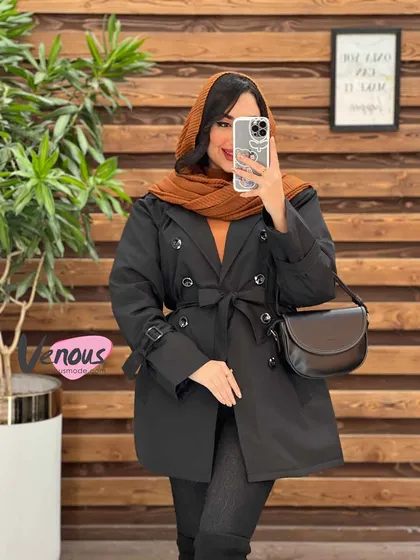 بارانی آستردار پشت ژیله