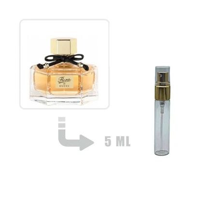 دکانت عطر ادکلن گوچی فلورا زنانه (ادوپرفیوم) 5 میل اصلی Gucci Flora by Gucci EDP for Woman 5ml