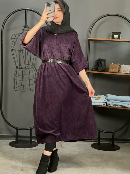 پیراهن چپ و راستی کبریتی کد 1390