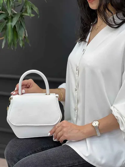 کیف دسته دار شش ضلعی