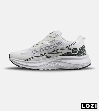 کفش کتانی سفید سبز مردانه و زنانه Salomon OutDoor مدل 8925