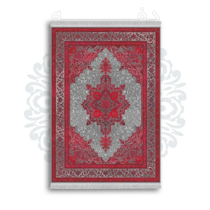 *جدید* فرشینه از جنس پارچه شانل مخمل ترک طرح فانتزی برند دفه کد 1020