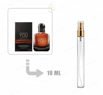 دکانت عطر ادکلن جورجیو آرمانی استرانگر ویت یو ابسولوتلی 10 میل اورجینال Giorgio Armani Emporio Armani Stronger With You Absolutely Eau de Parfum Original Decant 10ml
