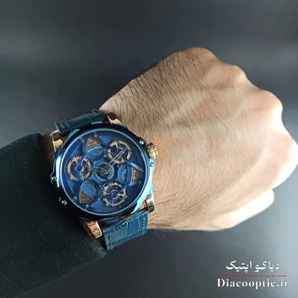 ساعت مچی مردانه اورجینال موتور ژاپن برند مینی فوکوس مدل Mf0249G.04 بند چرم