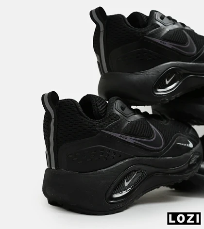 کفش کتانی مردانه و زنانه مشکی Nike air zoom max