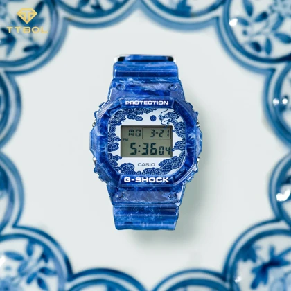 ساعت مچی مردانه کاسیو جیشاک CASIO G-SHOCK DW-5600BWP-2D