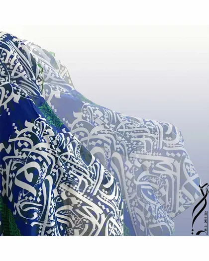 روسری زنانه طرح نوشته