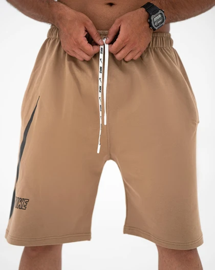 شلوارک بگ ورزشی NIKE کرم