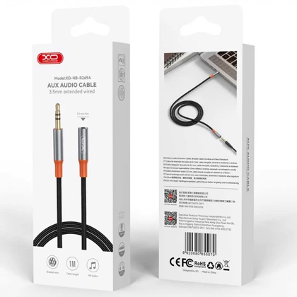 کابل انتقال صدای AUX یک متری ایکس‌او R269A