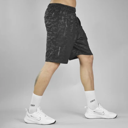 شلوارک ورزشی مردانه نایک مدل MUB-5302 چریکی مشکی