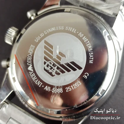 ساعت مچی مردانه برند امپریو آرمانی سه موتور مدل DO1162 با بند اضافه