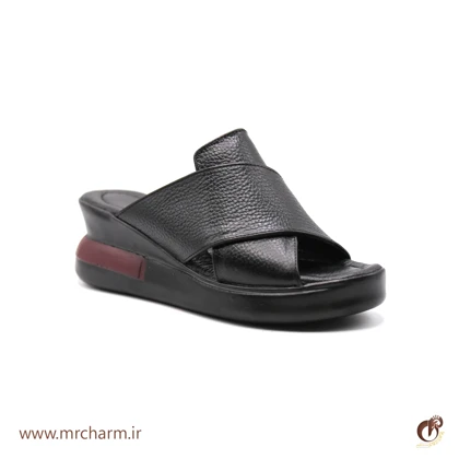 صندل لژدار زنانه تمام چرم mrc2119-09
