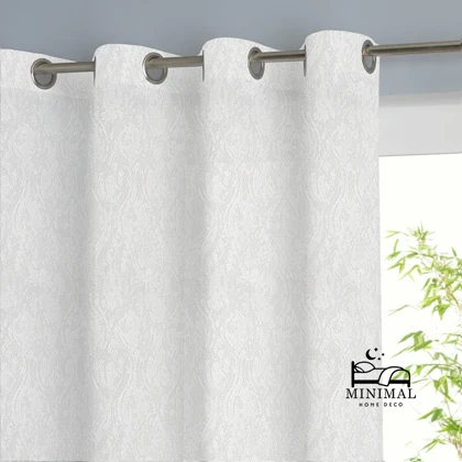 پرده آماده حریر کتان