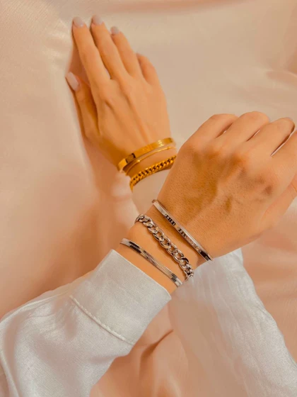 ست دستبند عمری وایتکسی