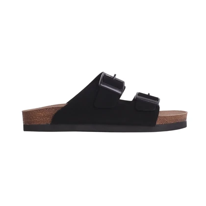 صندل دو بند زنانه مدل برکین_مشکی کد 1971