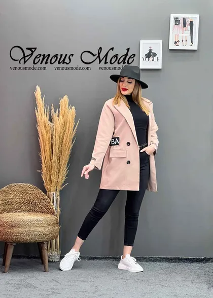 مانتو کتی کمرکش BALENCIAGA