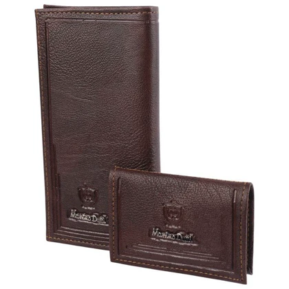 ست کیف پول و جاکارتی چرمی مدل Massimo Dutti