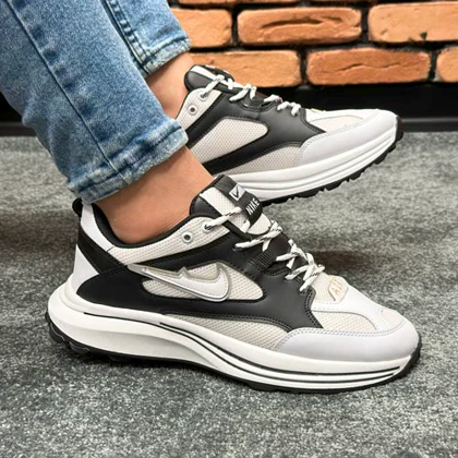 کتانی اسپرت مردانه مدل نایک NIKE رنگ سفید مشکی