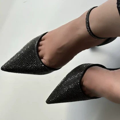 کفش مجلسی پاشنه‌دار وارداتی YD219
