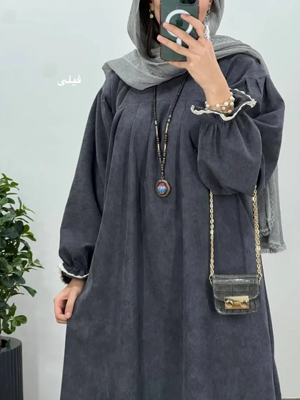 پیراهن مانتویی پاییزه رایلی